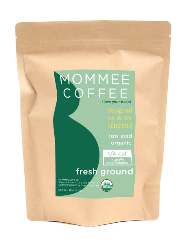 Mommee Coffee 1/4 Caf Ground - 22oz